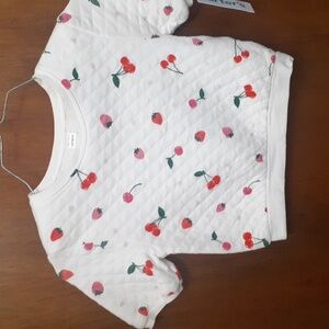 Girls carter's short sleeve sweatshirt Sz 4t